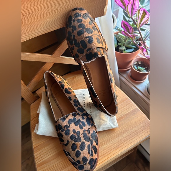 NWTB SEZANE Michel Loafers Leopard Size 38 🐆 - Picture 5 of 9